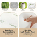 Giselle Folding Mattress 5cm Single Foldable Foam Bamboo Portable Camping Guest Bed Mat-5