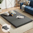 Giselle Bedding Foldable Mattress Folding Foam Double Grey-1