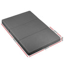 Giselle Bedding Foldable Mattress Folding Foam Double Grey-3
