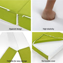 Giselle Bedding Foldable Mattress Folding Foam Trifold Green-4