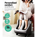 Livemor Foot Massager Shiatsu Massagers Electric Roller Calf Leg Kneading Silver-6