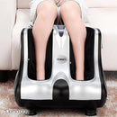 Livemor Foot Massager Massagers Shiatsu Electric Roller Ankle Calf Leg Kneading Silver-9