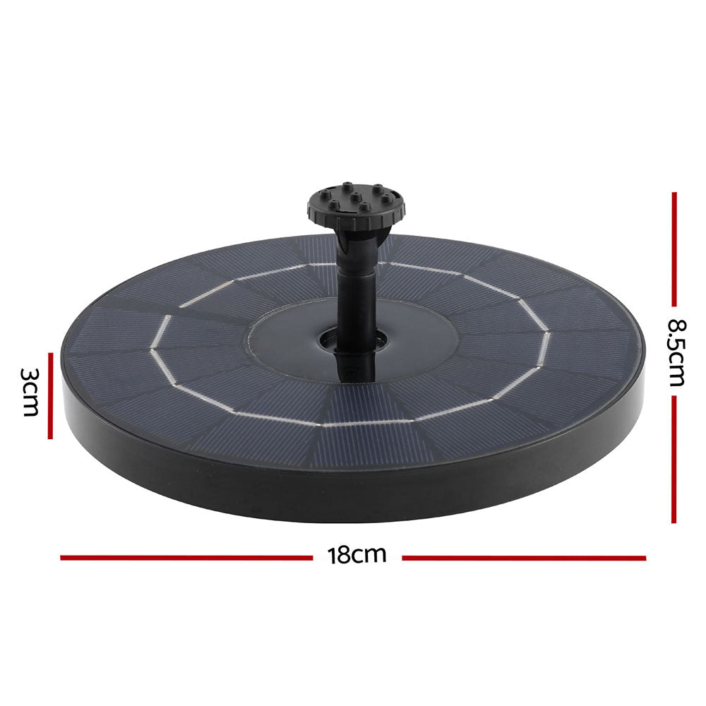 Gardeon Floating Solar Pond Water Fountain Pump Submersible Fountains 250L/H - 0