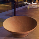 Grillz Fire Pit Bowl Cast Iron Rustic 70cm-6