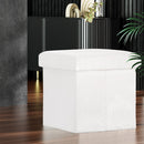 Artiss Ottoman Storage Foot Stool Vanity Square Teddy-1