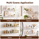 Artiss 6-Pack Acrylic Wall Shelves, Clear Floating Display Shelf with Detachable Panels & Front Lip-8