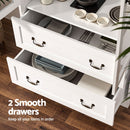 Artiss Buffet Sideboard 180cm Hutch Storage Cabinet Kitchen Drawer Door White-7