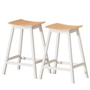 Artiss 2x Bar Stools Wooden Chairs Oak-7