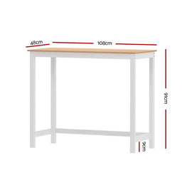 Artiss Ari Bar Table 108CM Rectangular - 0