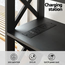 Artiss Console Table 3-tier USB Outlets-6