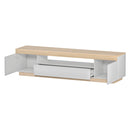 Artiss TV Cabinet Entertainment Unit Stand 180CM White Wood-3