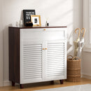 Artiss Shoe Rack Cabinet Shoes Storage Drawer 16 Pairs-1