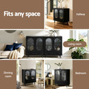 Artiss Buffet Sideboard Double Doors - Black-8