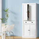 Artiss Buffet Sideboard Cupboard Cabinet White-1