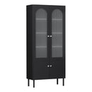 Artiss Buffet Sideboard Cupboard Cabinet Black-1