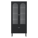 Artiss Buffet Sideboard Cupboard Cabinet Black-4