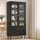 Artiss Buffet Sideboard Cupboard Cabinet Black-9