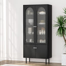 Artiss Buffet Sideboard Cupboard Cabinet Black-1