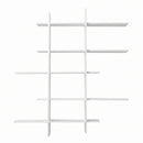 Artiss 15-Section Wall Mounted Display Shelf, Floating Bookshelf for Books and Decor, Extra Thick E1 PB Board for Home Study and Living Room, 116 x 18 x 129 cm-4