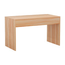 Artiss Coffee Table Rectangle Fluted Side 100CM-1