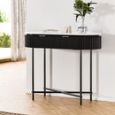 Artiss Console Table 2 Drawers 100CM-1