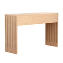 Artiss Console Table Hallway Fluted 120CM Pine-3