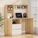 Artiss Computer Desk Office Study Desks Table Bookshelf Drawer-7