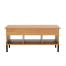 Artiss Coffee Table Lift-top Oak-3