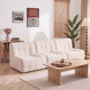 Artiss Set of 3 Sofa Modular Boneless Couches No Assembly White-8