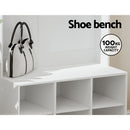 Artiss Shoe Rack Cabinet Hall Tree Coat Rack 180CM White-6