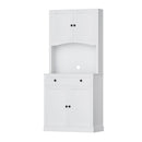 Artiss Buffet Sideboard Hutch Cabinet - BEINI White-1