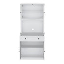 Artiss Buffet Sideboard Hutch Cabinet - BEINI White-4