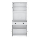 Artiss Buffet Sideboard Cabinet Cupboard Pantry Storage Shelves Hutch White-5