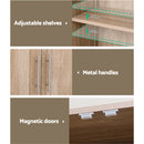 Artiss Buffet Sideboard Cupboard Cabinet Pantry Organiser Adjustable Shelves-7
