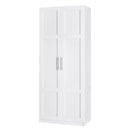 Artiss 2 Door Buffet Sideboard Cupboard Cabinet Pantry White-3