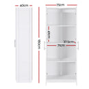 Artiss 2 Door Buffet Sideboard Cupboard Cabinet Pantry White-3