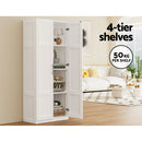 Artiss 2 Door Buffet Sideboard Cupboard Cabinet Pantry White-6
