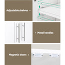 Artiss 2 Door Buffet Sideboard Cupboard Cabinet Pantry White-7