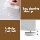 Artiss Console Table Marble Effect White&Gold-7