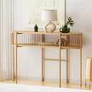 Artiss Console Table 124CM Pine-7