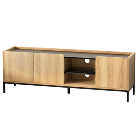 Artiss TV Unit Entertainment Unit Storage Cabinet Shelf 160cm Pine - 0