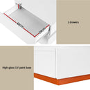 Artiss Smart Bedside Table LED Wireless Charging Ada-6