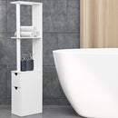 Artiss Bathroom Cabinet Storage 118cm Shelf White-1