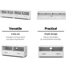 Artiss TV Stand Entertainment Unit with Drawers - White-9