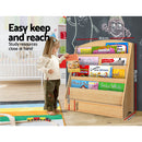 Keezi 5 Tiers Kids Bookshelf Magazine Shelf Organiser Bookcase Display Rack-5