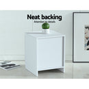 Artiss 2x Bedside Table 2 Drawers - PEPE White-5