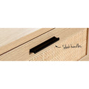 Artiss 4 Chest of Drawers Rattan Tallboy Pine - BRIONY-7