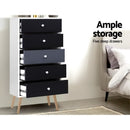 Artiss 5 Chest of Drawers - BONDS White-5