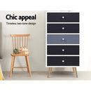 Artiss 5 Chest of Drawers - BONDS White-6