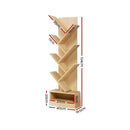 Artiss Tree Bookshelf 7 Tiers - ECHO Oak-4
